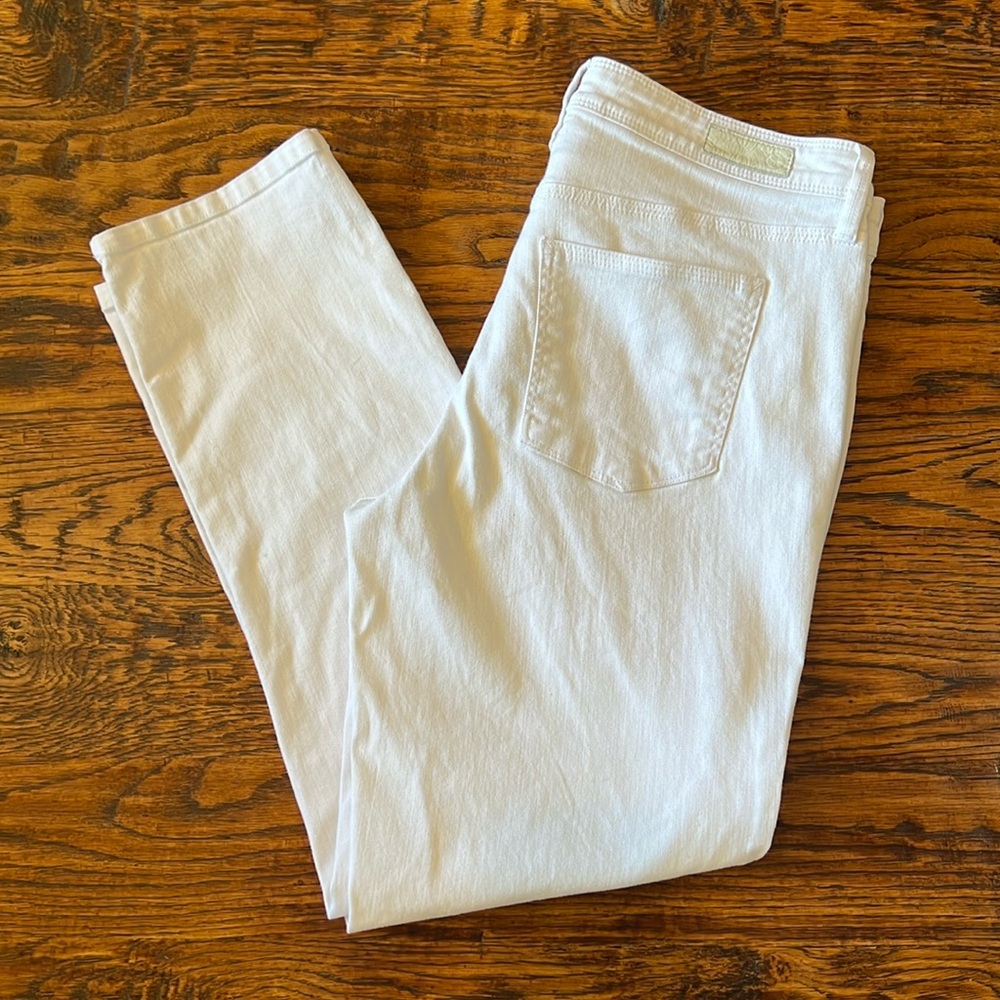 Lands' End White Women's Jeans